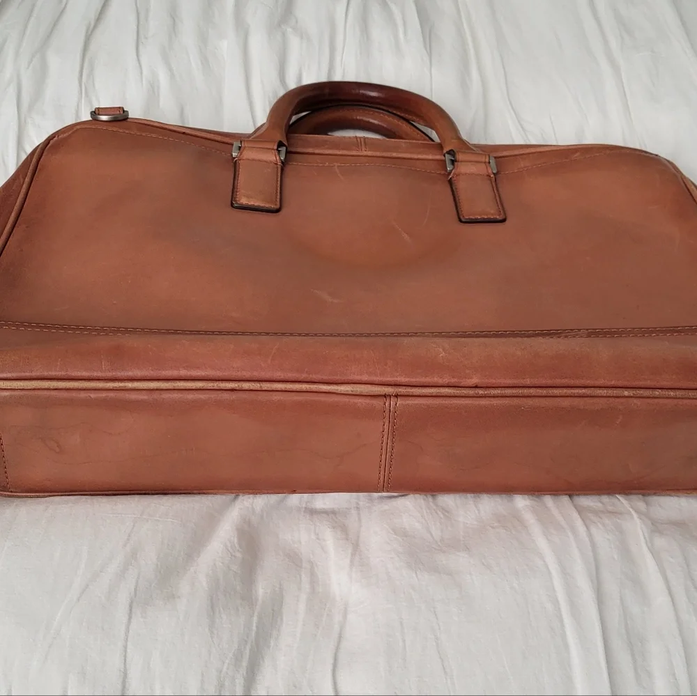 Jack Spade Fulton Leather Darrow Briefcase Laptop Bag
